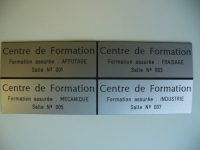 Plaques en srie