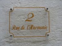 Plaque d'habitation