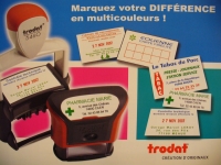 Tampon encreur multicouleurs